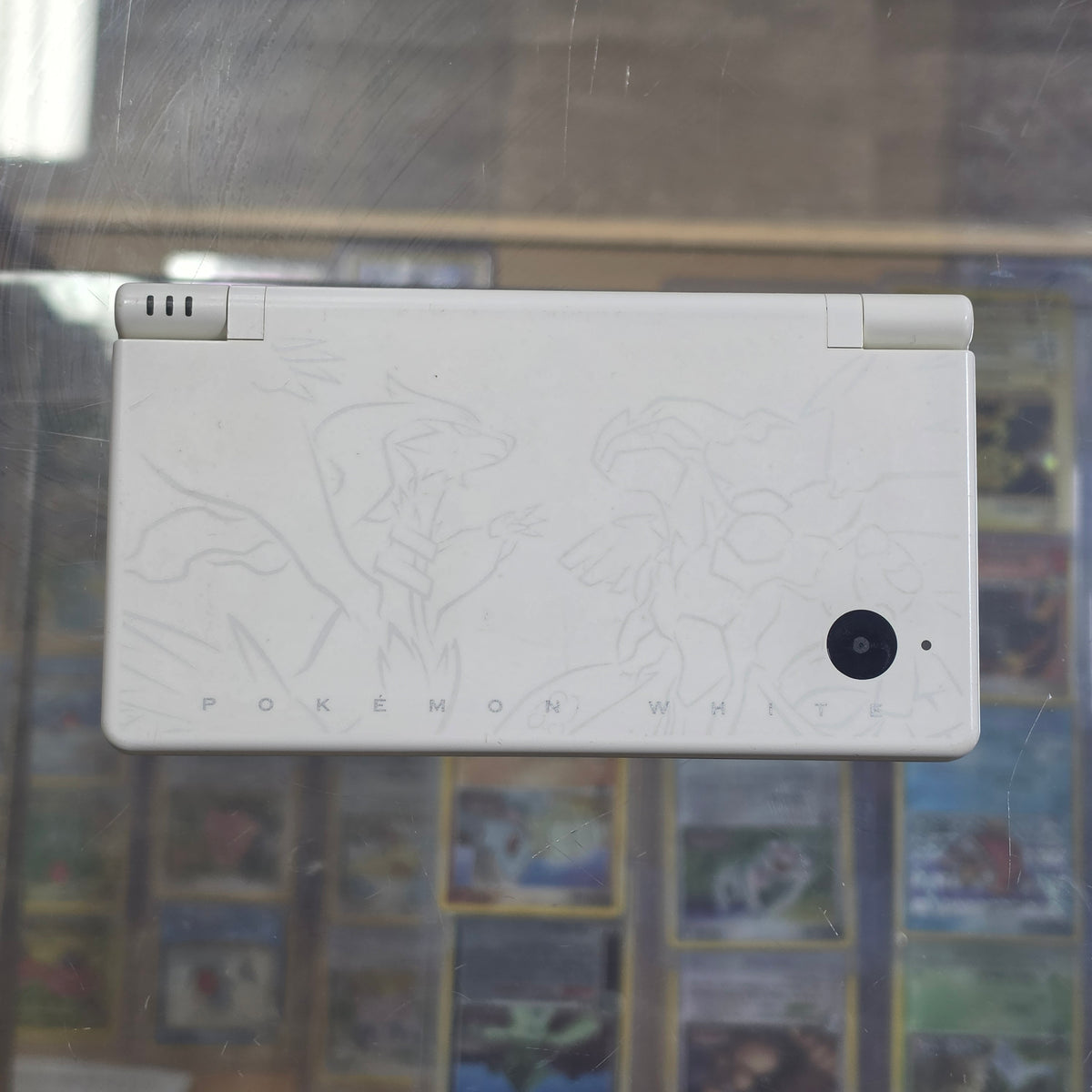 White Reshiram & Zekrom Edition JP Nintendo DSi Handheld System with Charger (Slight Yellowing)
