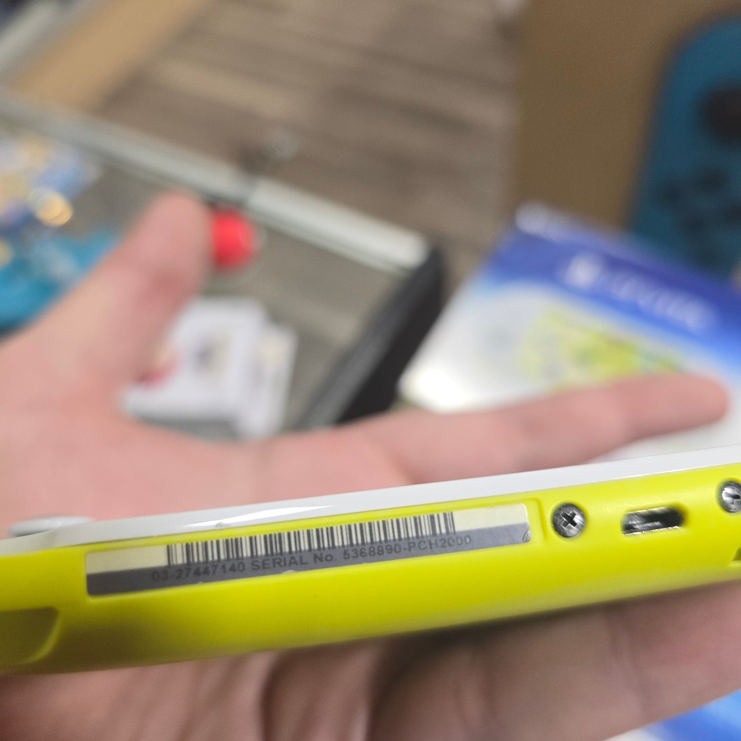 PlayStation Vita Slim Lime Green JP Playstation Vita In Box