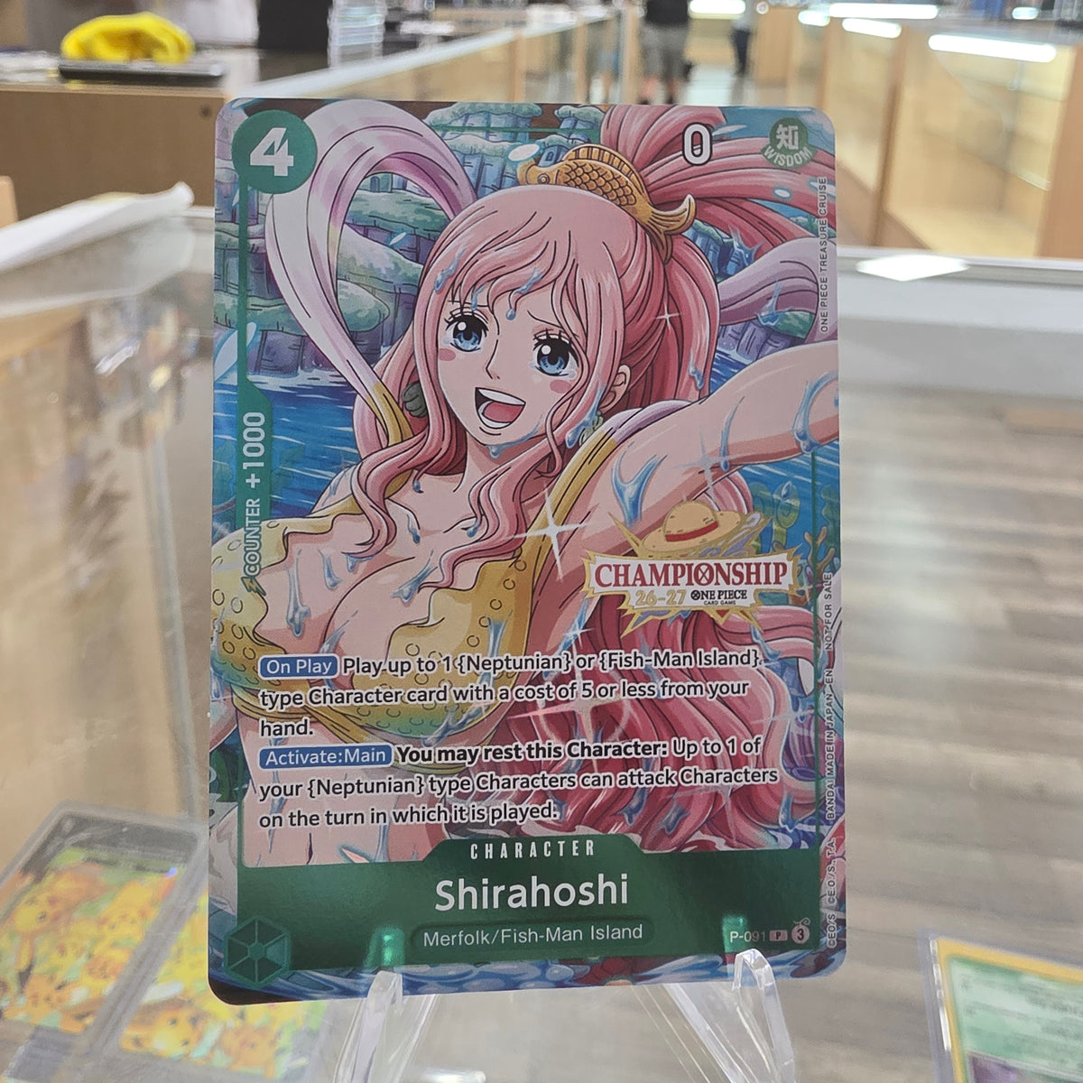 (NM) Shirahoshi (CS 26-27 Event Pack) - One Piece Promotion