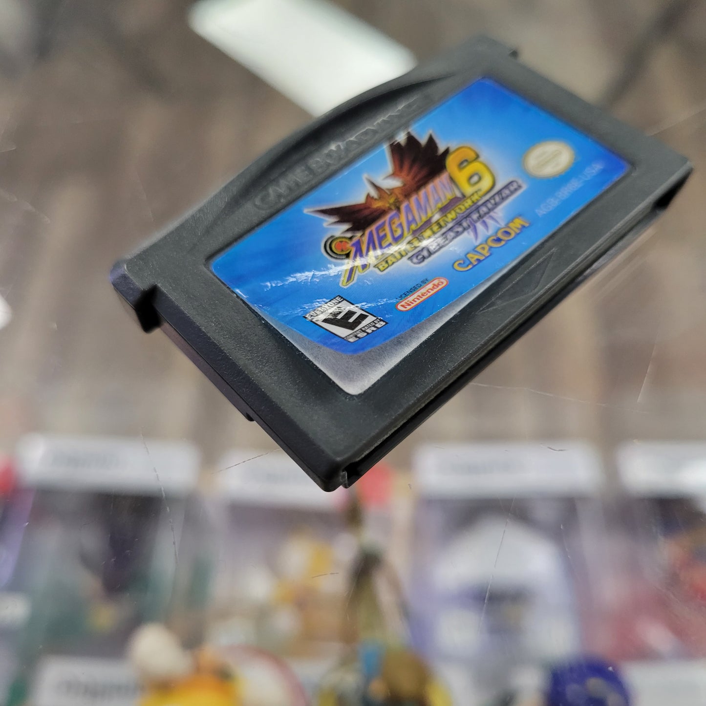 Mega Man 6 Battle Network Cybeast Falzar Peeling Label