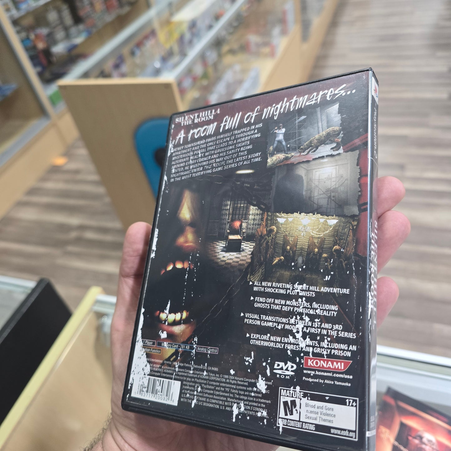 Silent Hill 4: The Room (Water Damage on Cover Art PlayStation 2