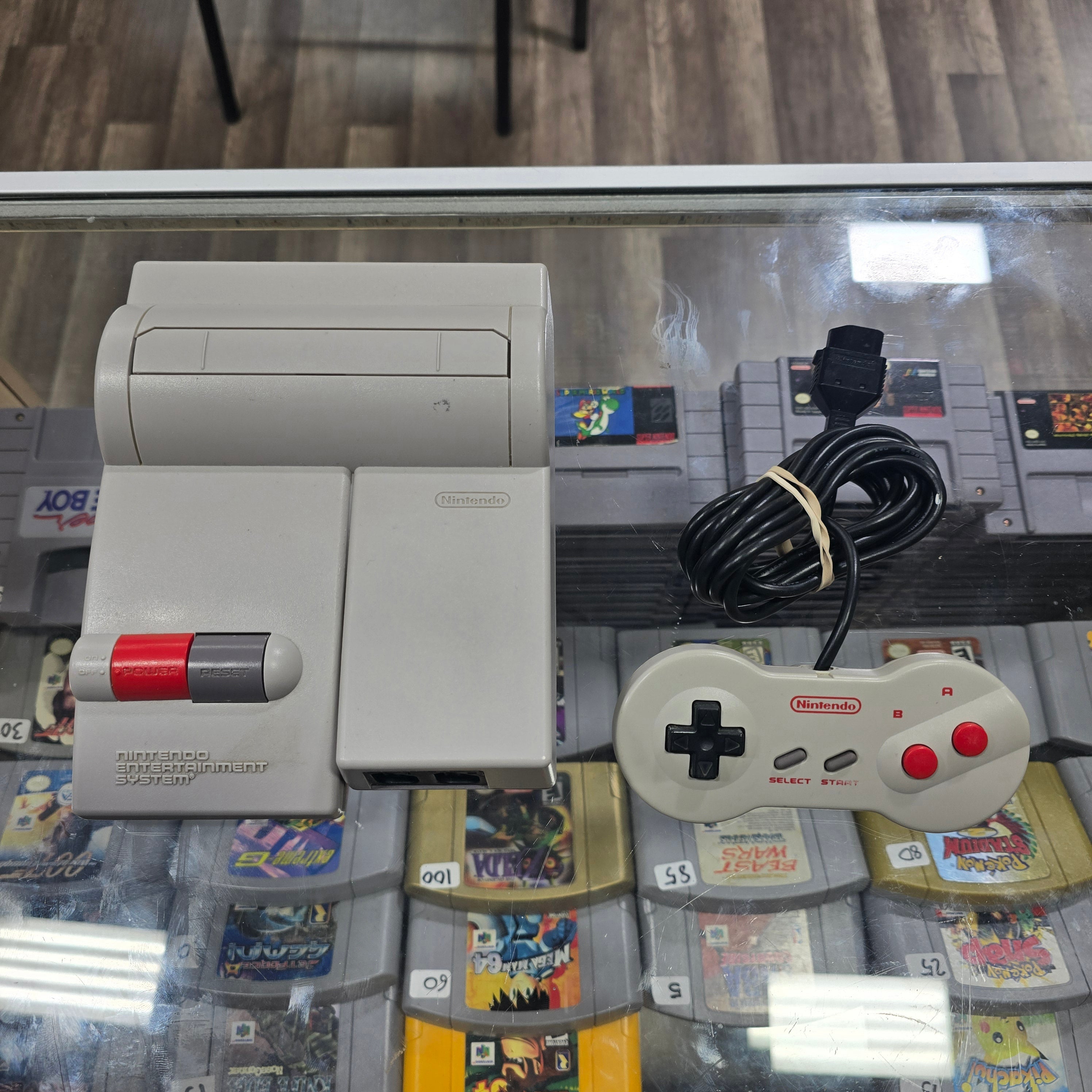 Top Loading Nintendo NES Console with 1 Controller (Power Cable Only ...