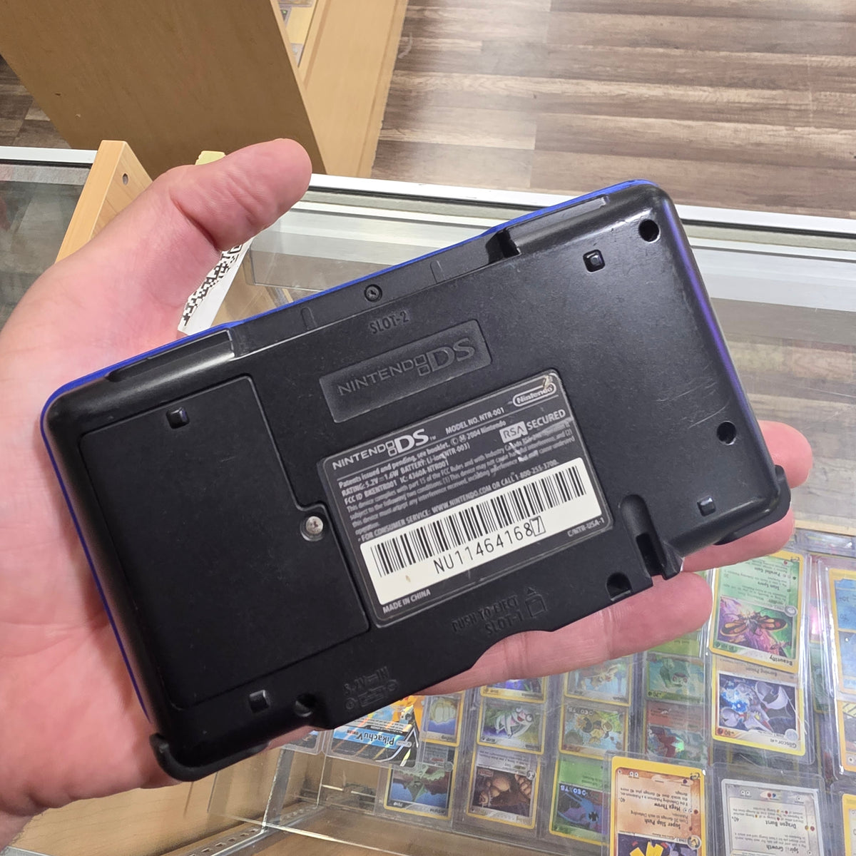 (687) Blue Nintendo DS Handheld System with Charger