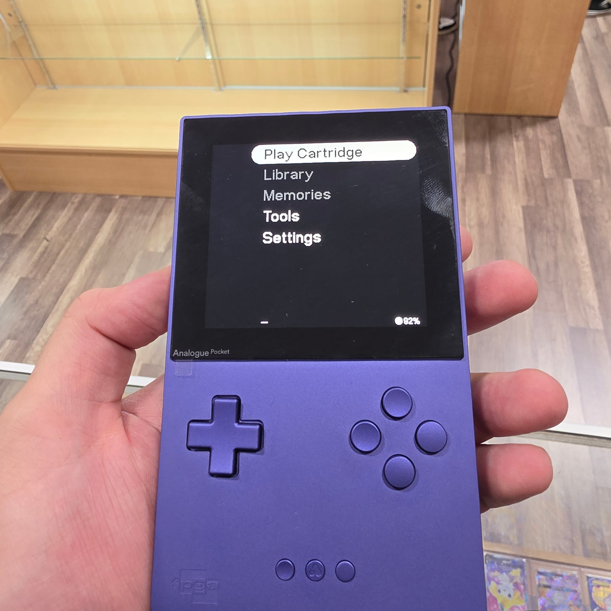[Indigo Anodized] Analogue Pocket Handheld System with Box (Clean)