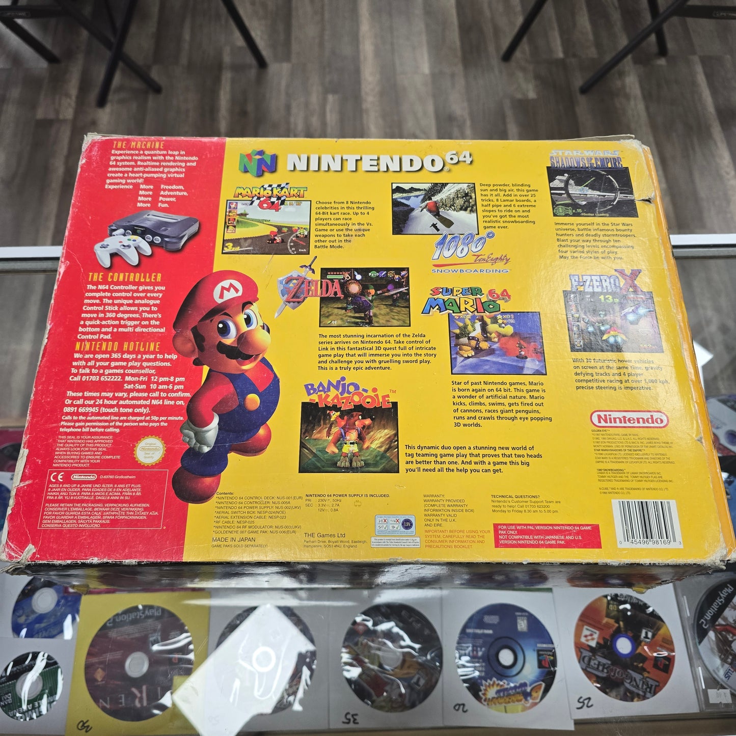 Nintendo 64 Console 007 Goldeneye Boxed Edition with Game (PAL BOX) RARE!