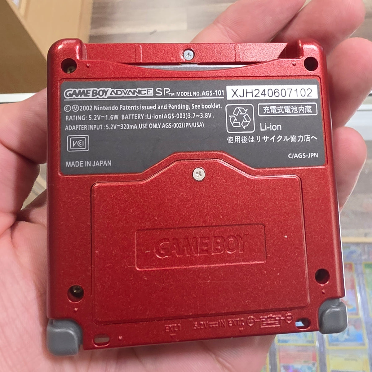 Custom Nintendo Gameboy Advance SP Handheld System with Brighter Screen (IPS)