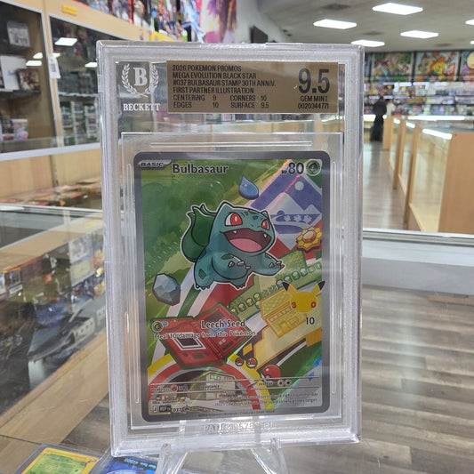 (Beckett 9.5) Bulbasaur - 037 - ME: Mega Evolution Promo