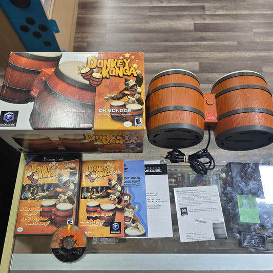 Donkey Konga w/ Bongos with Box Nintendo GameCube