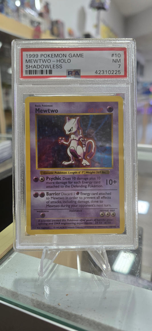 Mewtwo - Base Set (Shadowless) (BSS) PSA 7