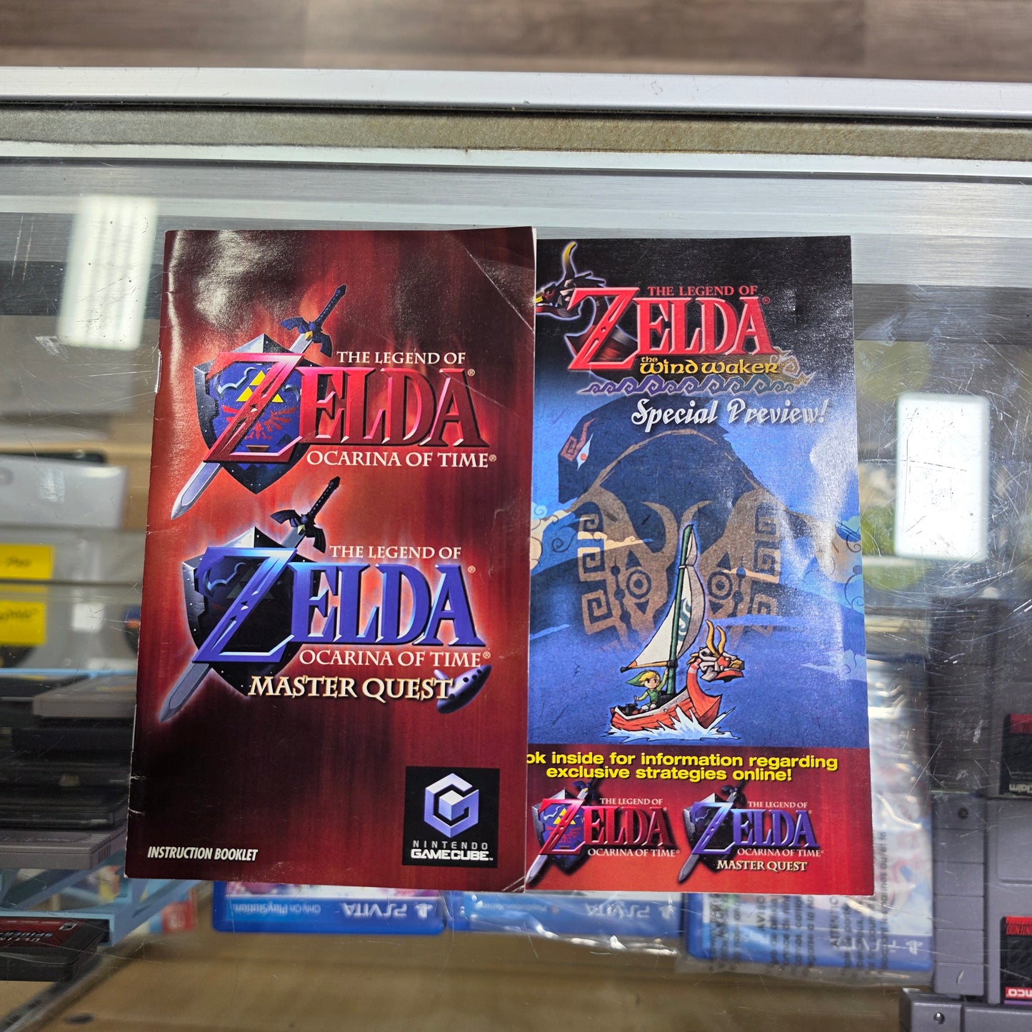 Zelda Ocarina of Time Master Quest Nintendo Gamecube (MANUAL ONLY)