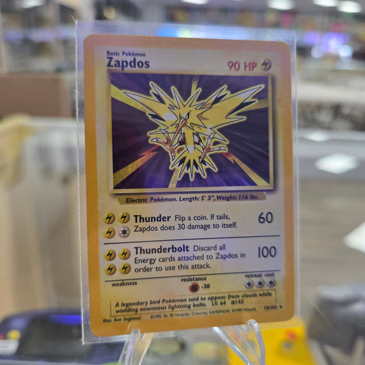 Zapdos - Base Set Holofoil (LP)