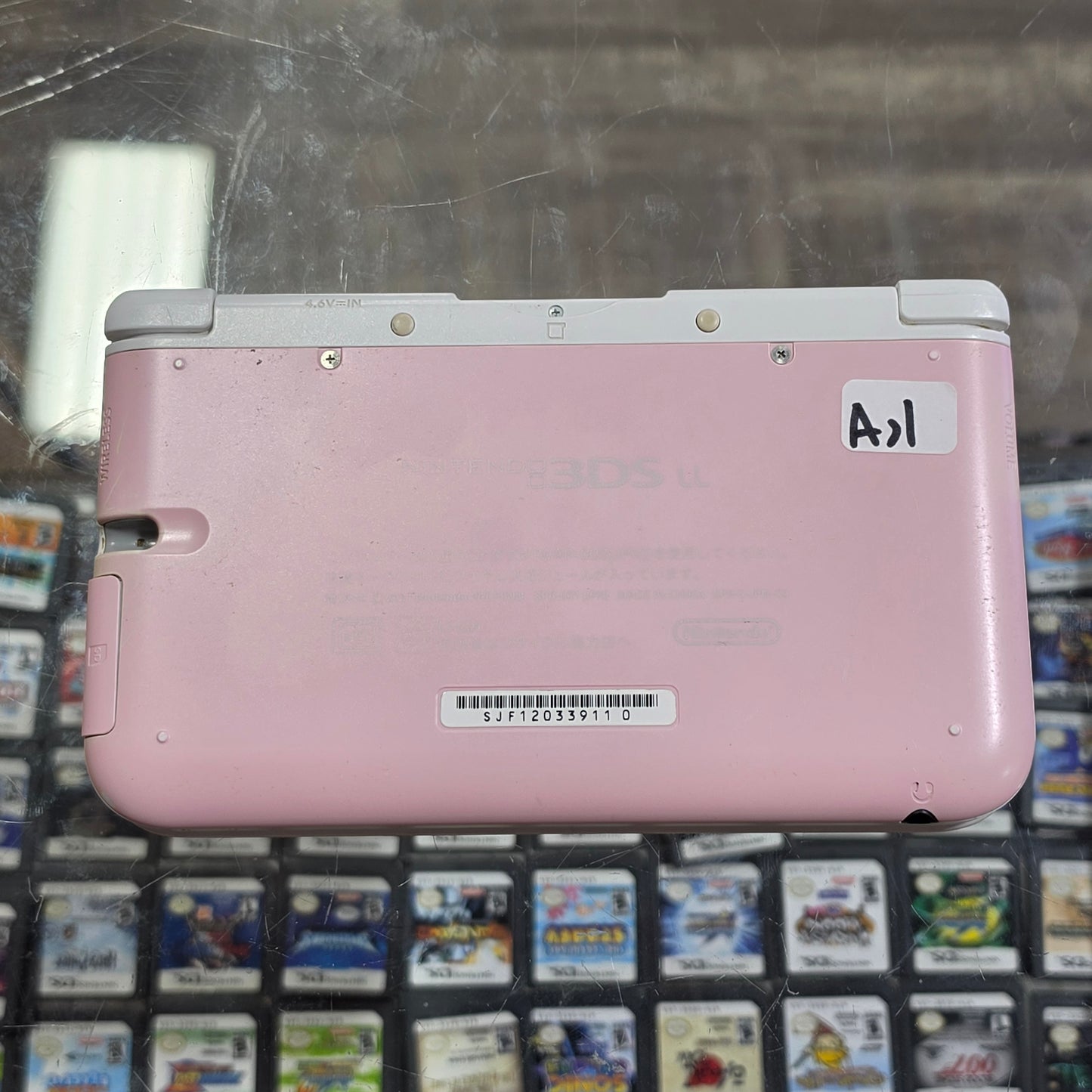 Pink Nintendo 3DS XL Handheld System With Charger (Region Free)(JAPANESE TO US)