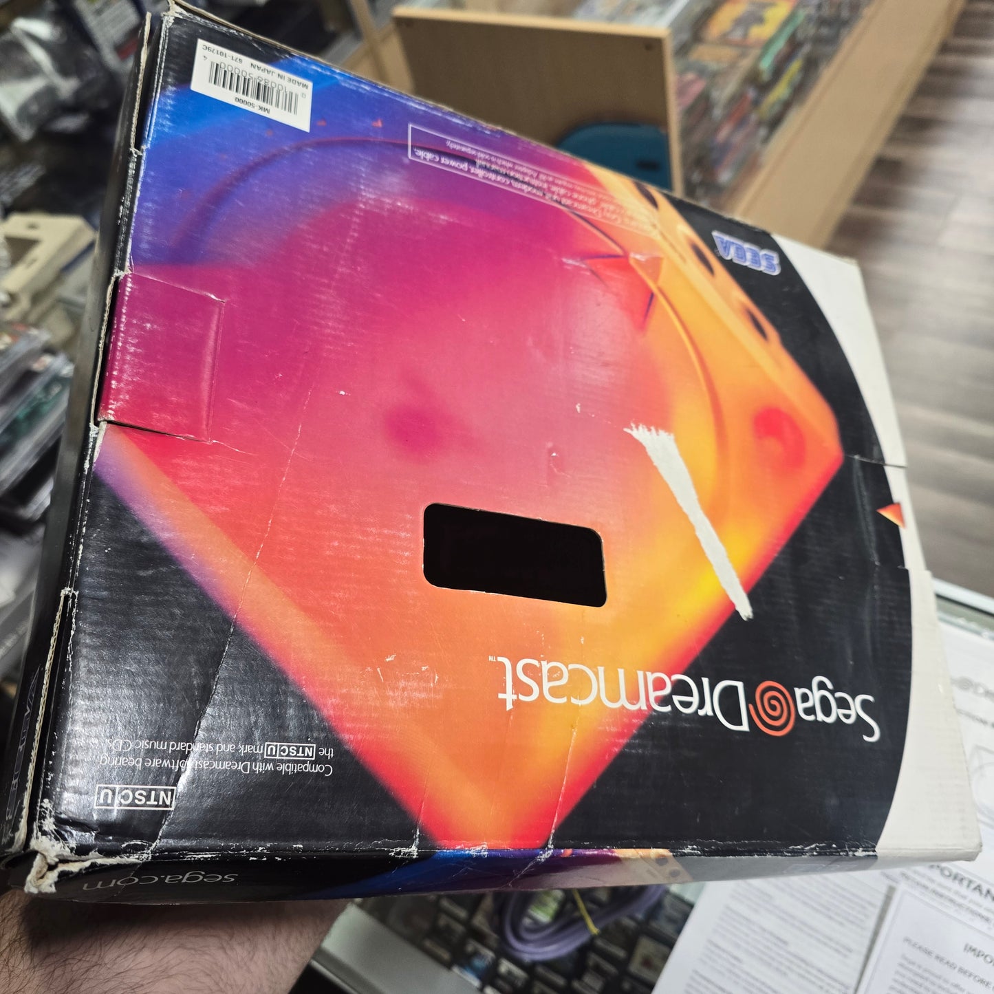 Sega Dreamcast Console with Box and Inserts + All Wires