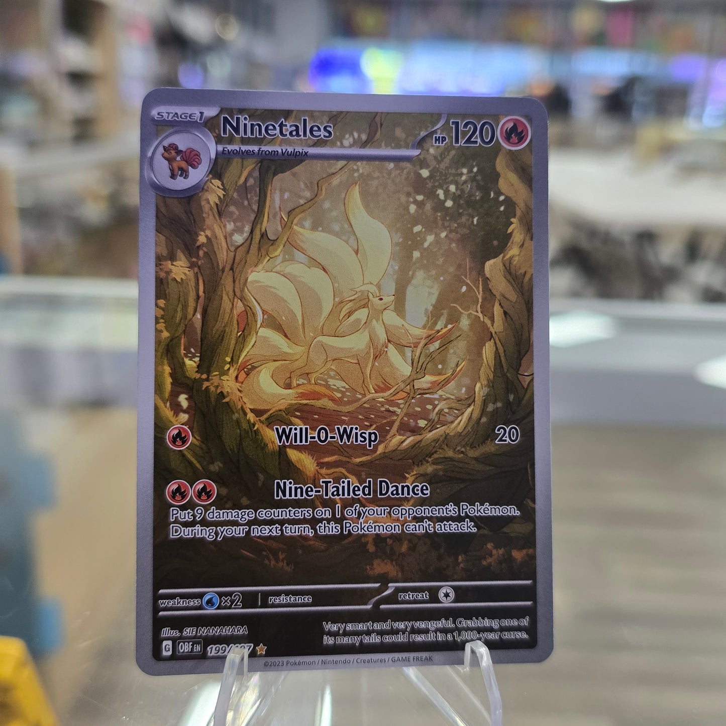 Ninetales -199/197 - SV03: Obsidian Flames (NM)
