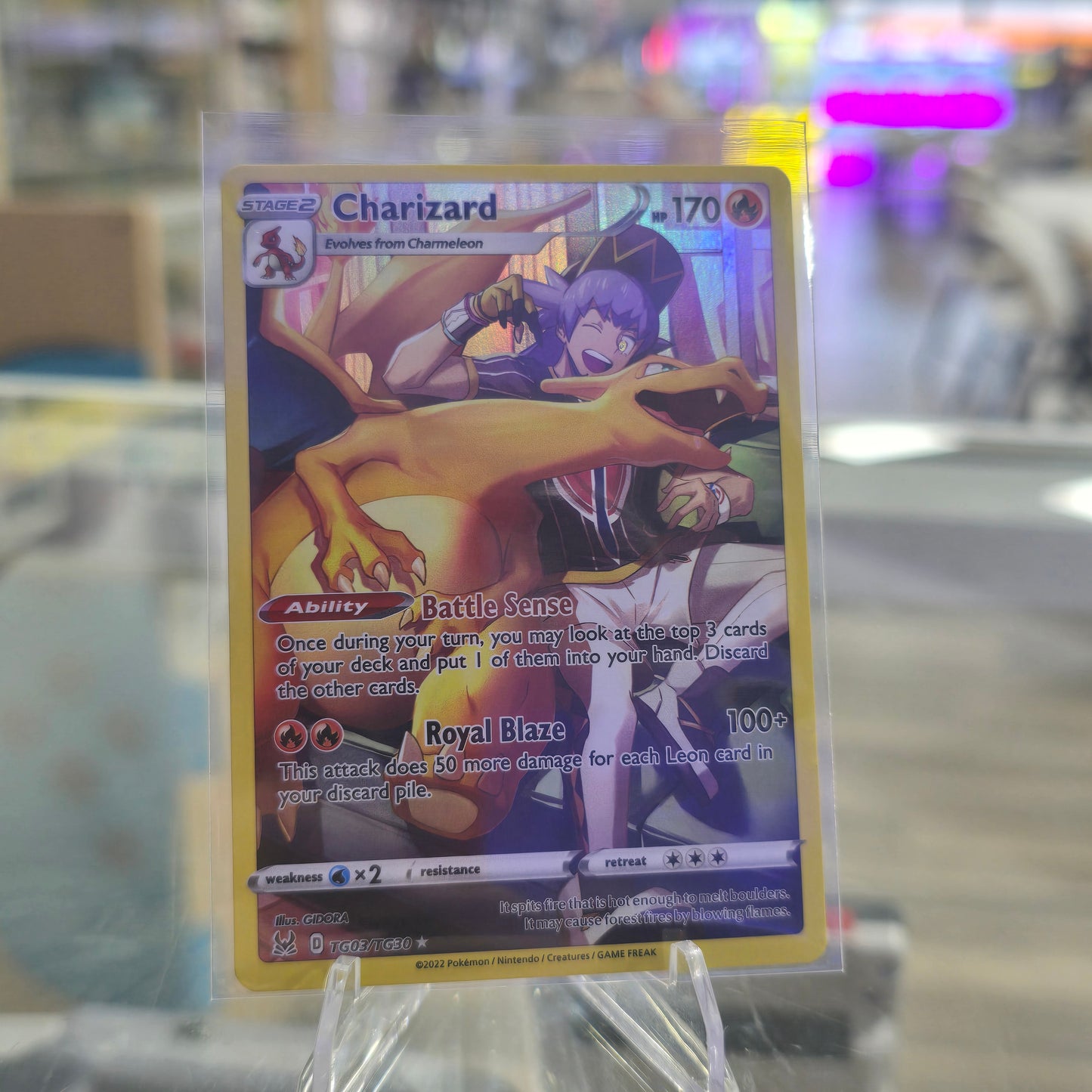 Charizard - SWSH11: Lost Origin Trainer Gallery (NM)