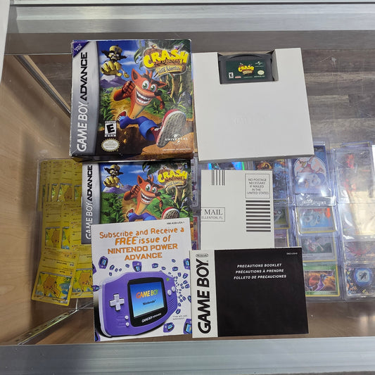 Crash Bandicoot the Huge Adventure Nintendo Gameboy Advance