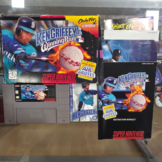 Ken Mcgriffey Jrs Winning Run Super Nintendo Entertainment System SNES
