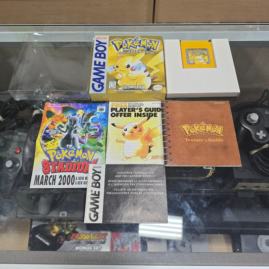 Pokémon Yellow (New Battery) (CIB) (Good Condition) Nintendo Gameboy