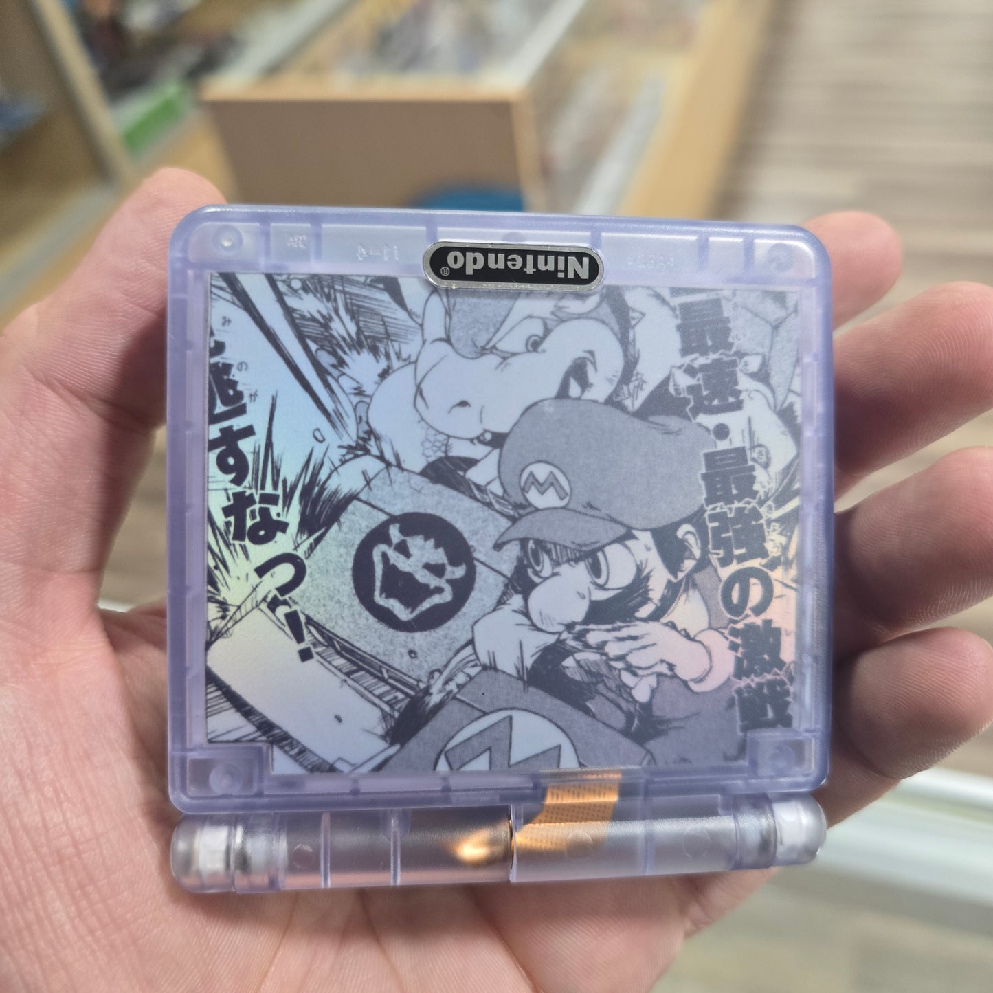 Custom Nintendo Gameboy Advance SP Handheld System with Brighter Screen with Charger