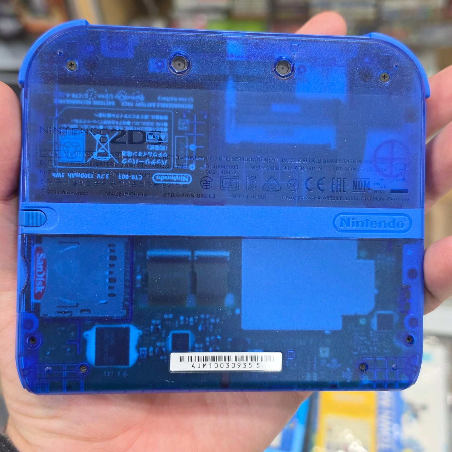 Nintendo 2DS Pokemon Blue Edition JP Nintendo 3DS (REGION FREE TO US) (DIGITAL GAMES)