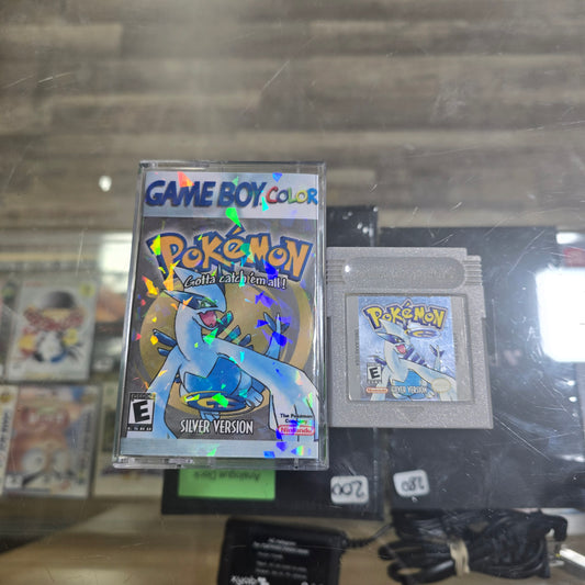 Pokémon Silver (Authentic) (New Battery) with Custom Case Nintendo GameBoy Color