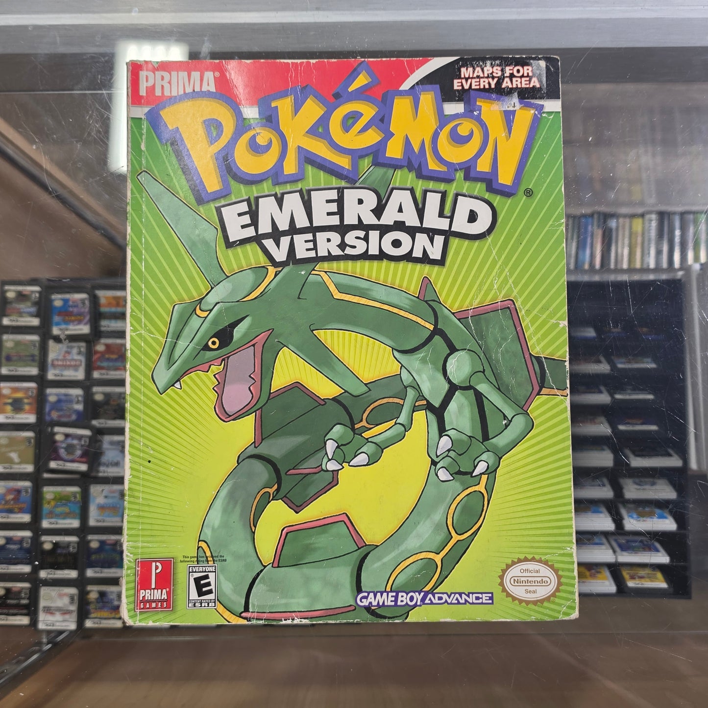 Prima Official Game Guide Nintendo GBA Pokemon Emerald Version No Poster