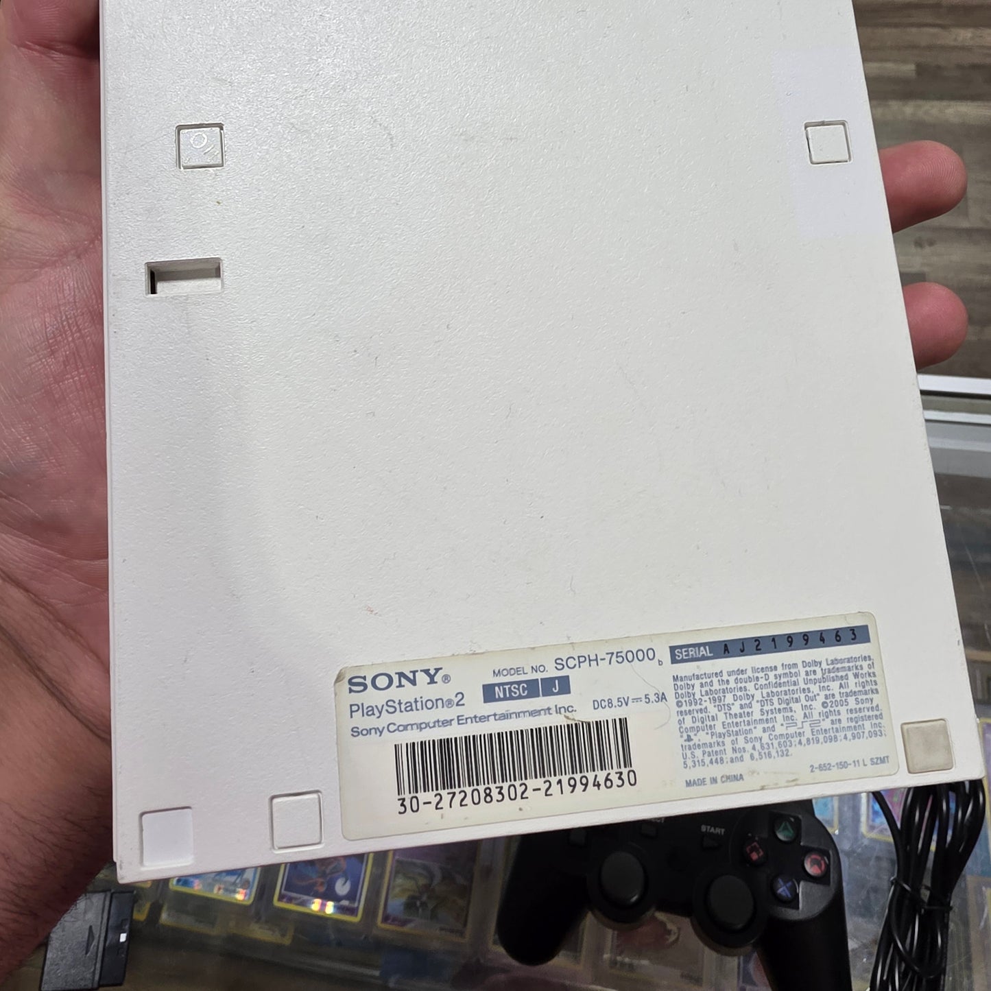 Slim Playstation 2 System [White] Comes with all wires, controller, and memory card