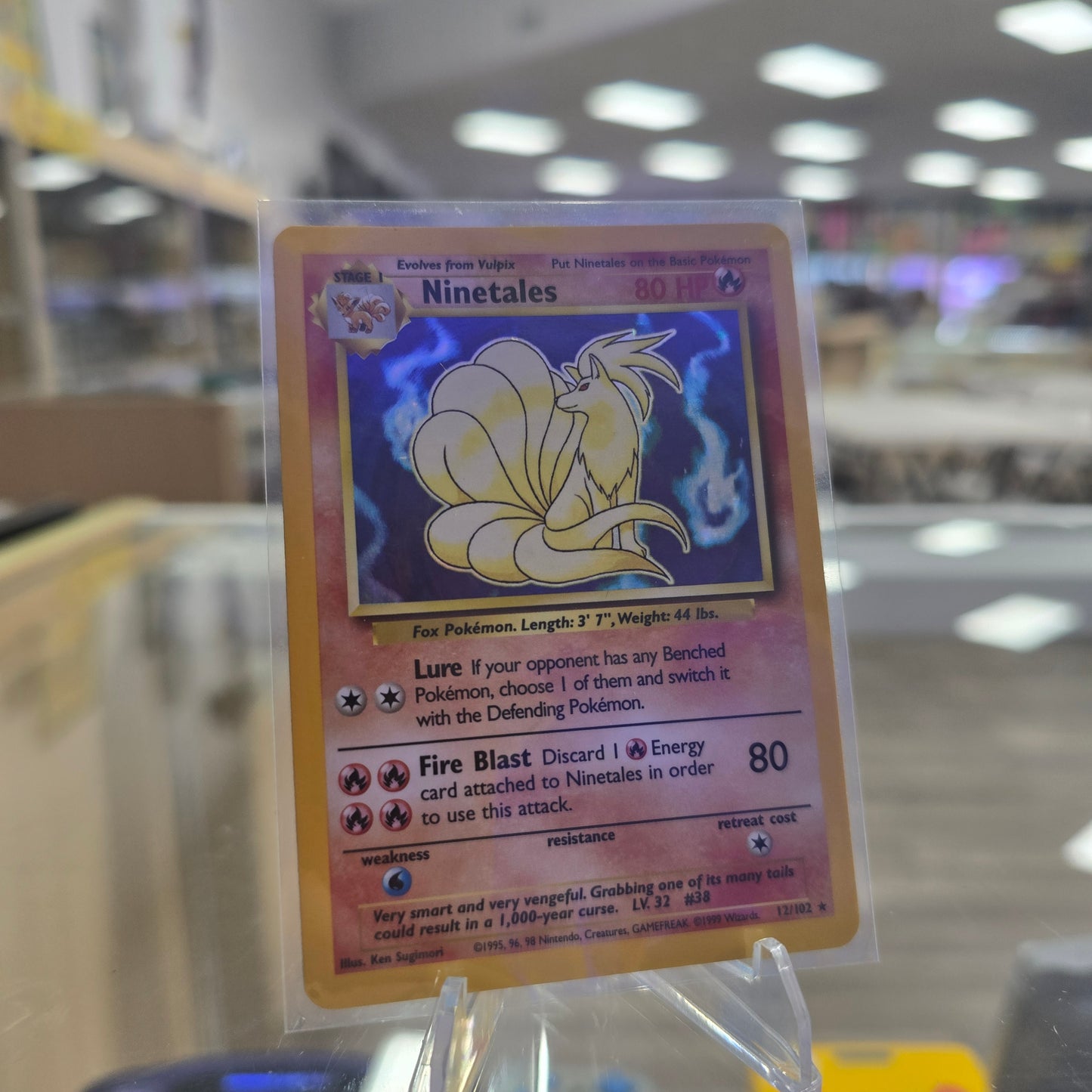 Ninetales - Base Set Holofoil (NM)