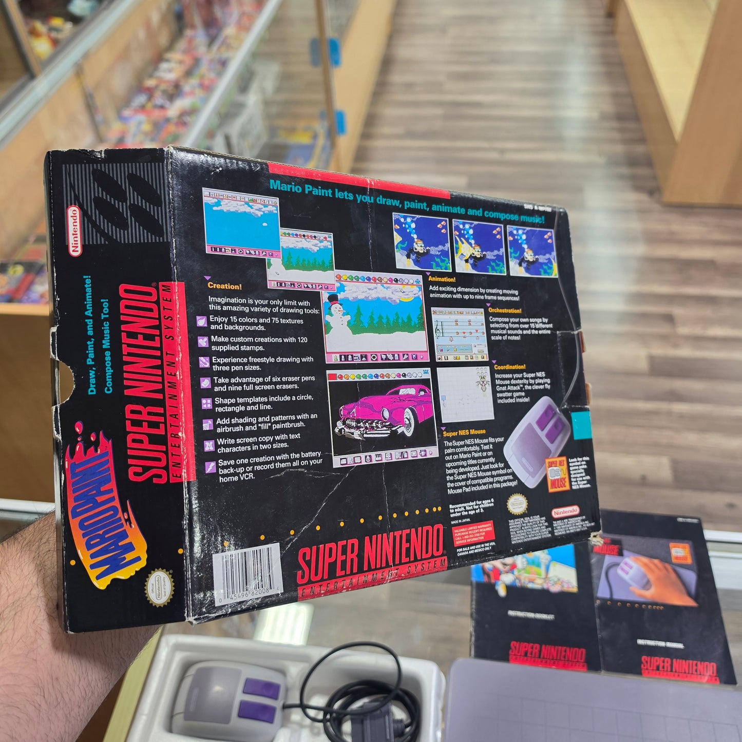 Mario Paint [Mouse Bundle] Super Nintendo