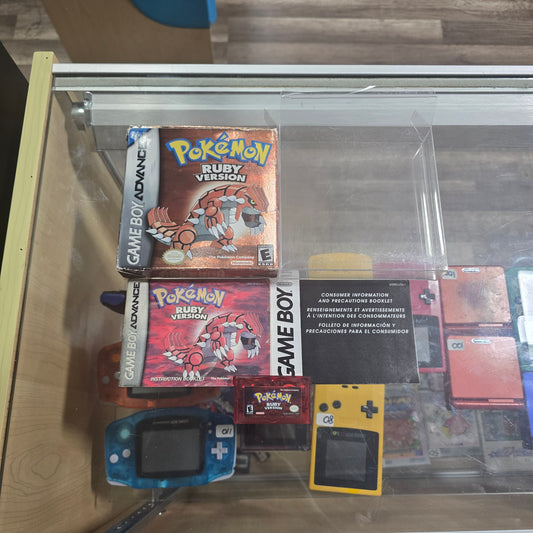 Pokémon Ruby (Authentic) Nintendo Gameboy Advance with Box and Manual