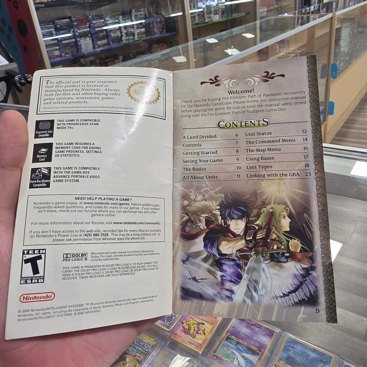 Fire Emblem Path of Radiance Manual Only
