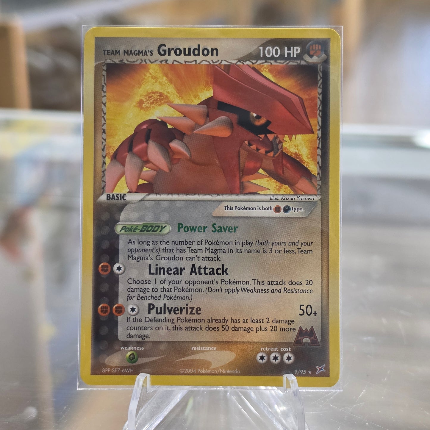 Team Magma's Groudon - 9/95 (EX Team Magma vs Team Aqua) - Deck Exclusives (NM)