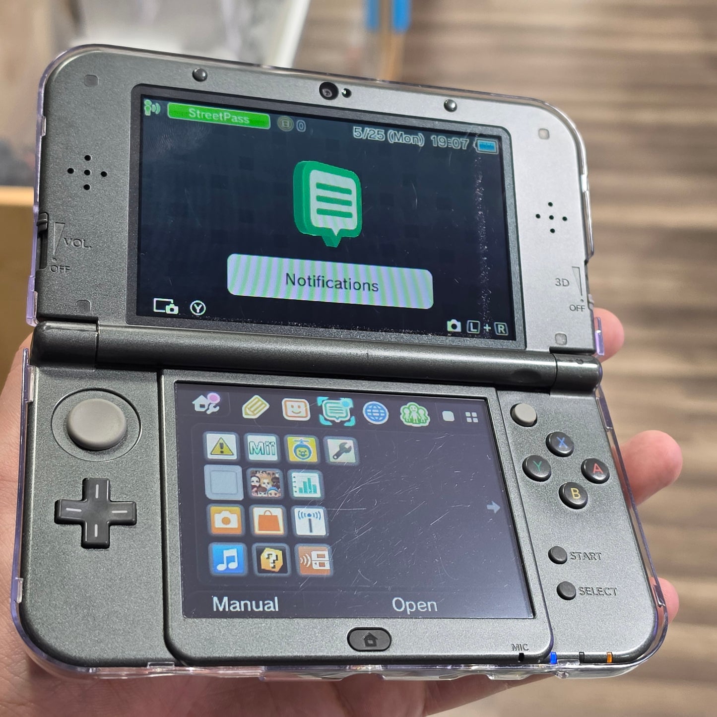 New Nintendo 3DS XL Hyrule Edition Handheld System with Charger (TOP IPS)