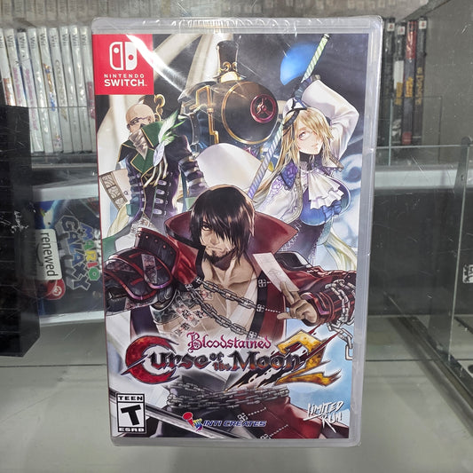 New Sealed Bloodstained: Curse of the Moon 2 Nintendo Switch