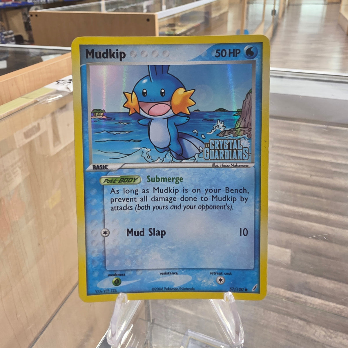 (LP) Mudkip - 057/100 - EX Crystal Guardians