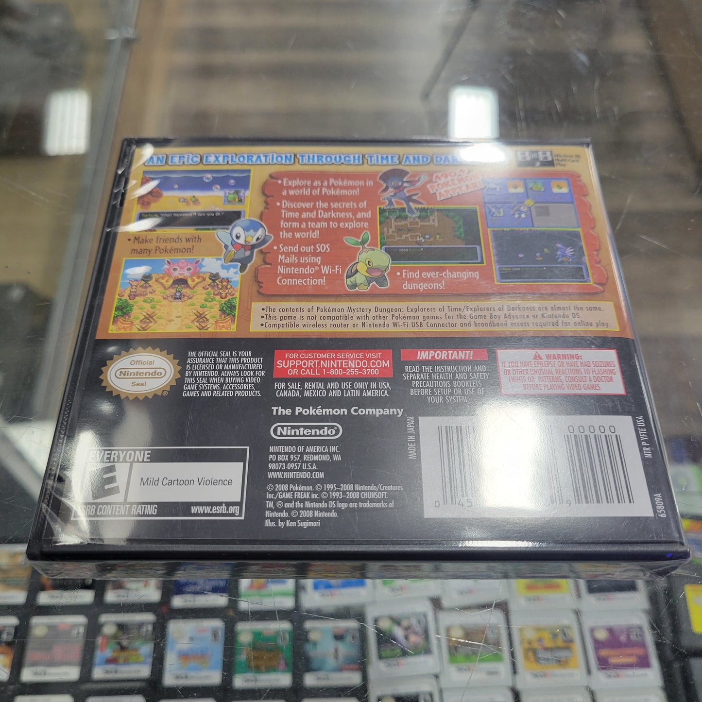 New Sealed Pokémon Mystery Dungeon Explorers Of Time Nintendo DS