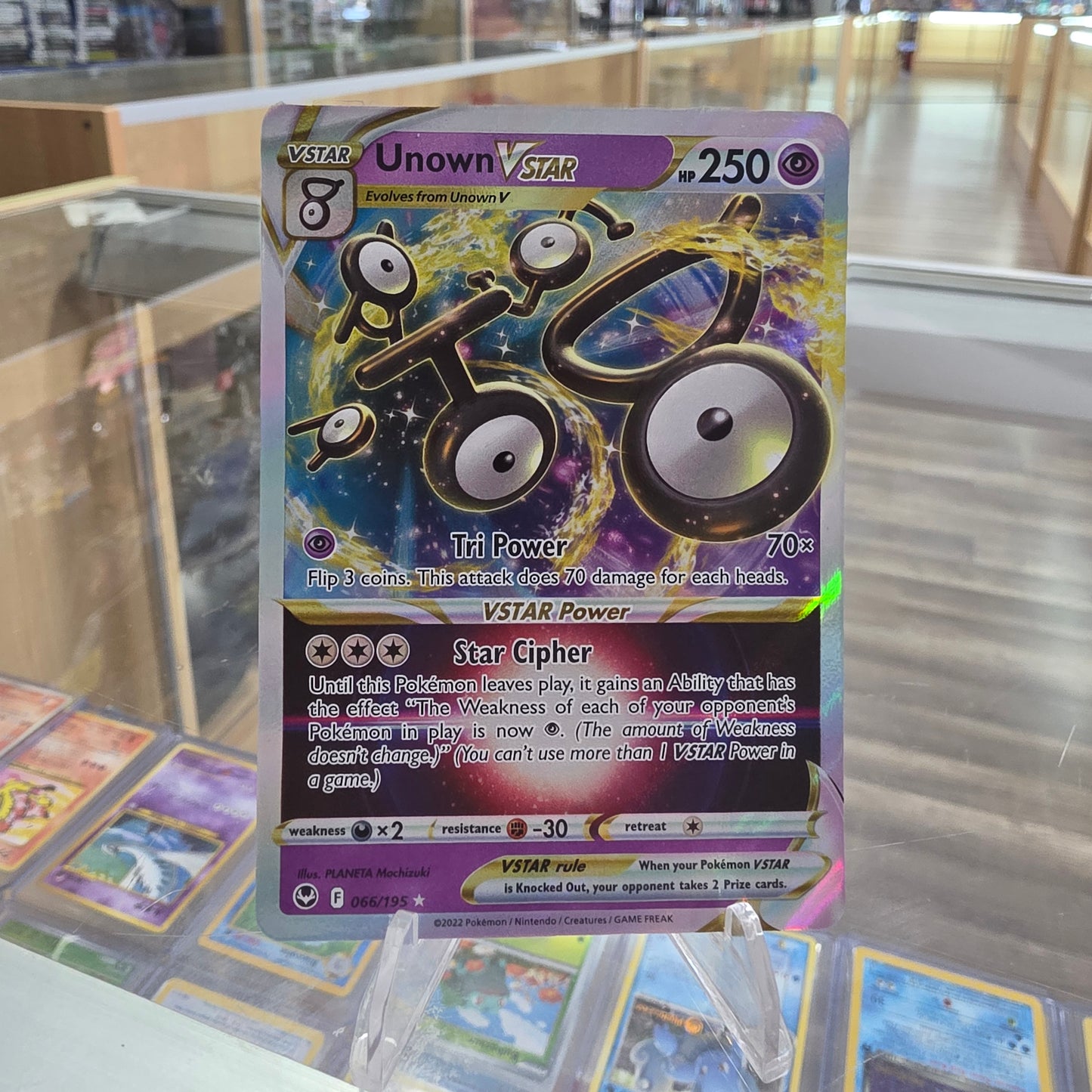 Unown VSTAR - SWSH12: Silver Tempest (NM)