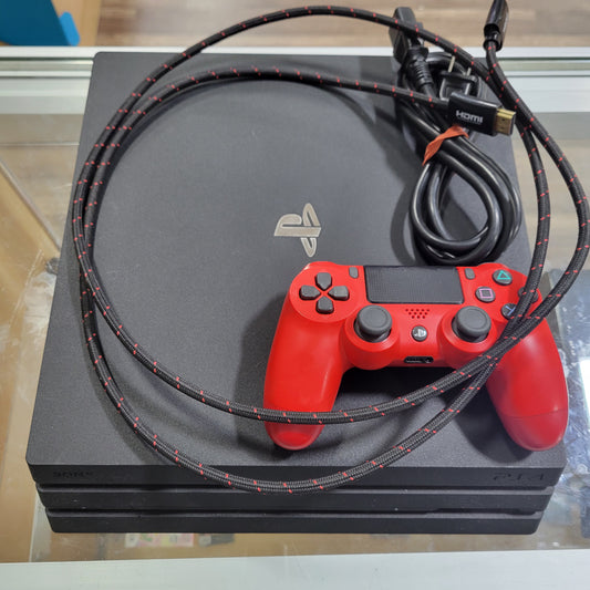 Playstation 4 Pro System Comes With Controller, Power Cable, HDMI