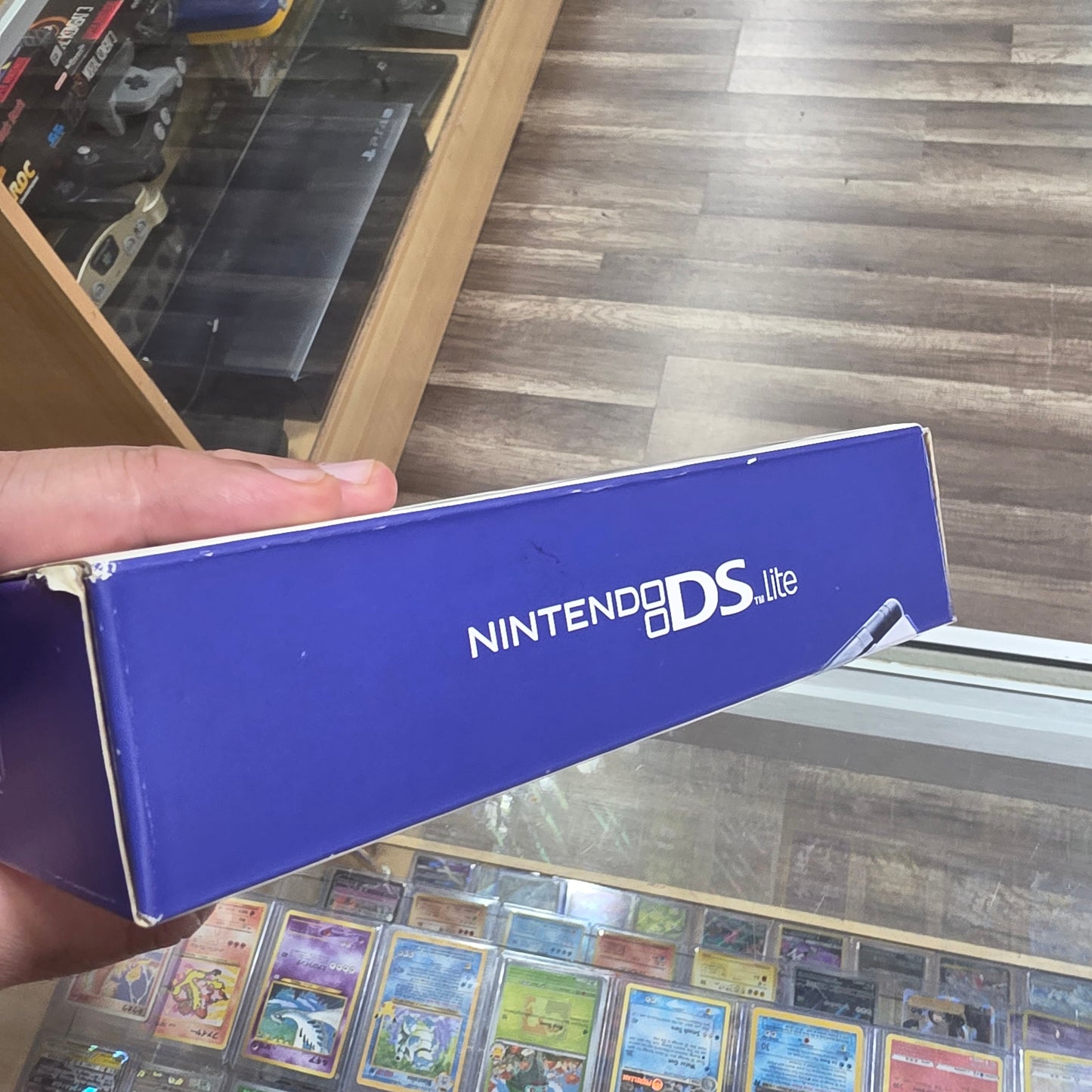 Cobalt & Black Nintendo DS Lite Nintendo DS (OPEN BOX) (NEVER USED)