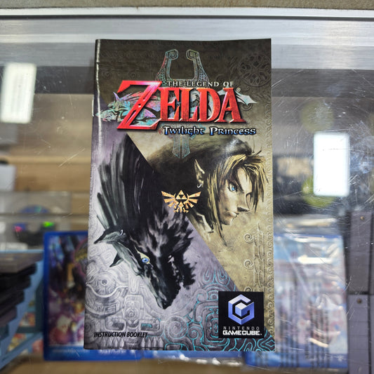 Zelda Twilight Princess Nintendo Gamecube (MANUAL ONLY)