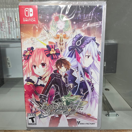 New Sealed Fairy Fencer F Refrain Chord Nintendo Switch