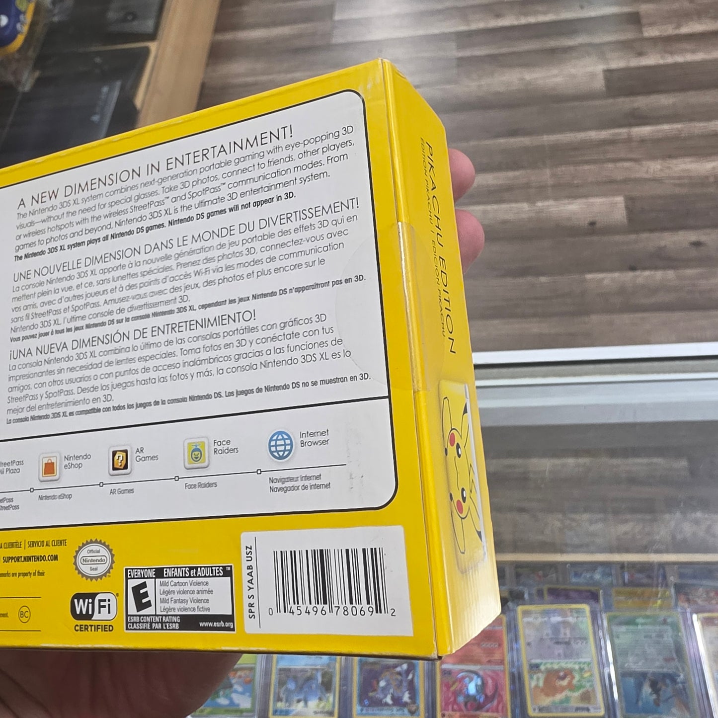 Nintendo 3DS XL Pikachu Yellow Handheld System (UNOPENED)