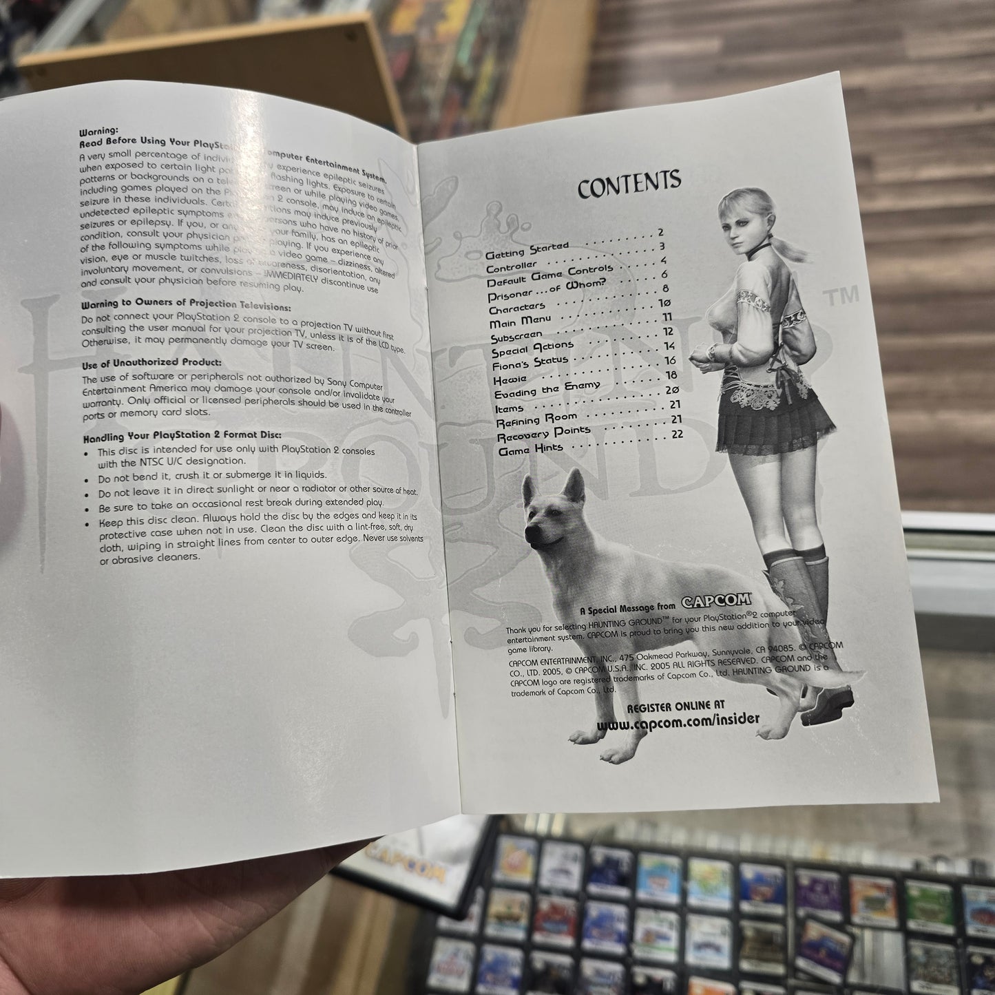 Haunting Ground CIB Playstation 2
