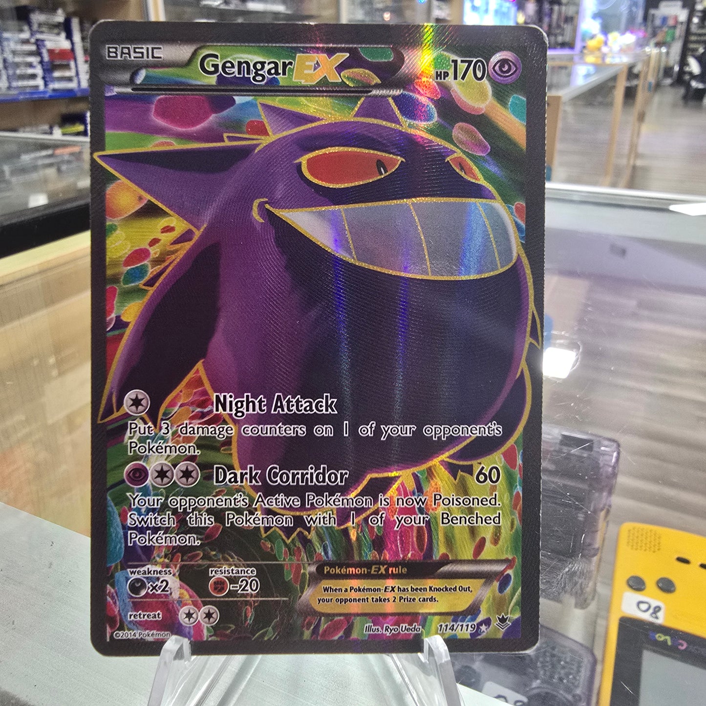 Gengar EX (114 Full Art) - XY - Phantom Forces (MP)
