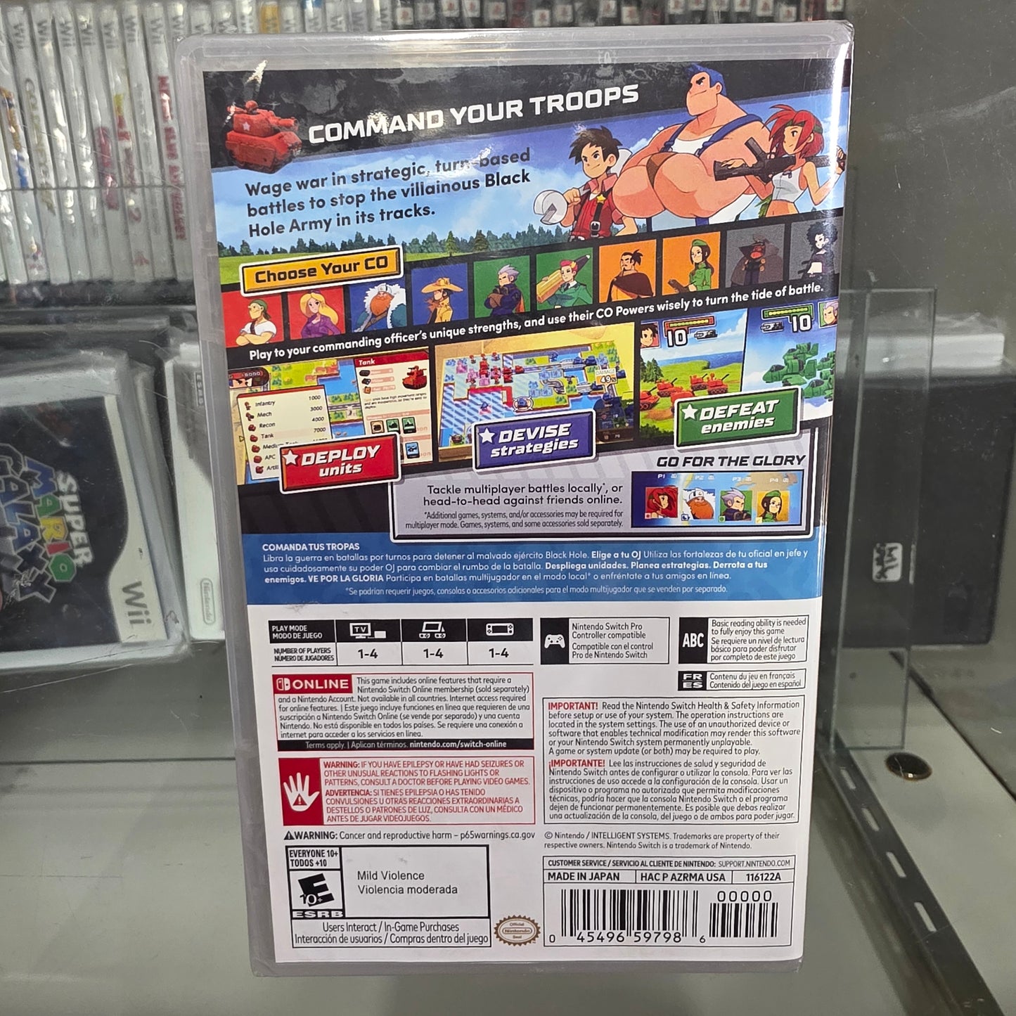 New Sealed Advance Wars 1+2: Re-Boot Camp Nintendo Switch