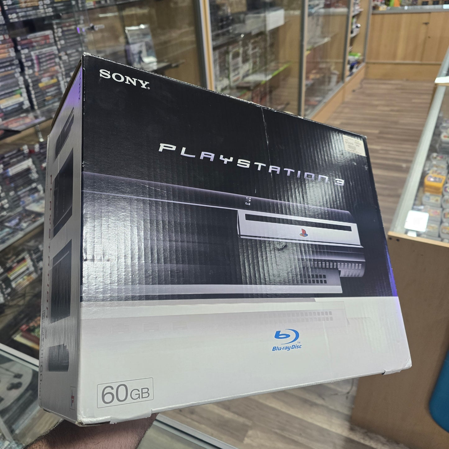 PlayStation 3 Backwards Compatible Model with Controller, Wires, and Box