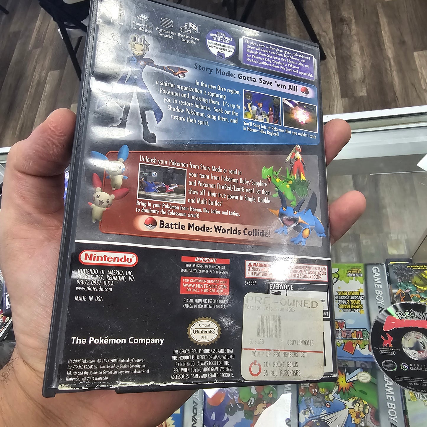 Pokémon Colosseum (Check photos) Nintendo GameCube