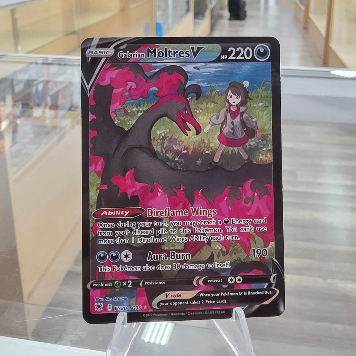 (NM) Galarian Moltres V - SWSH10: Astral Radiance Trainer Gallery