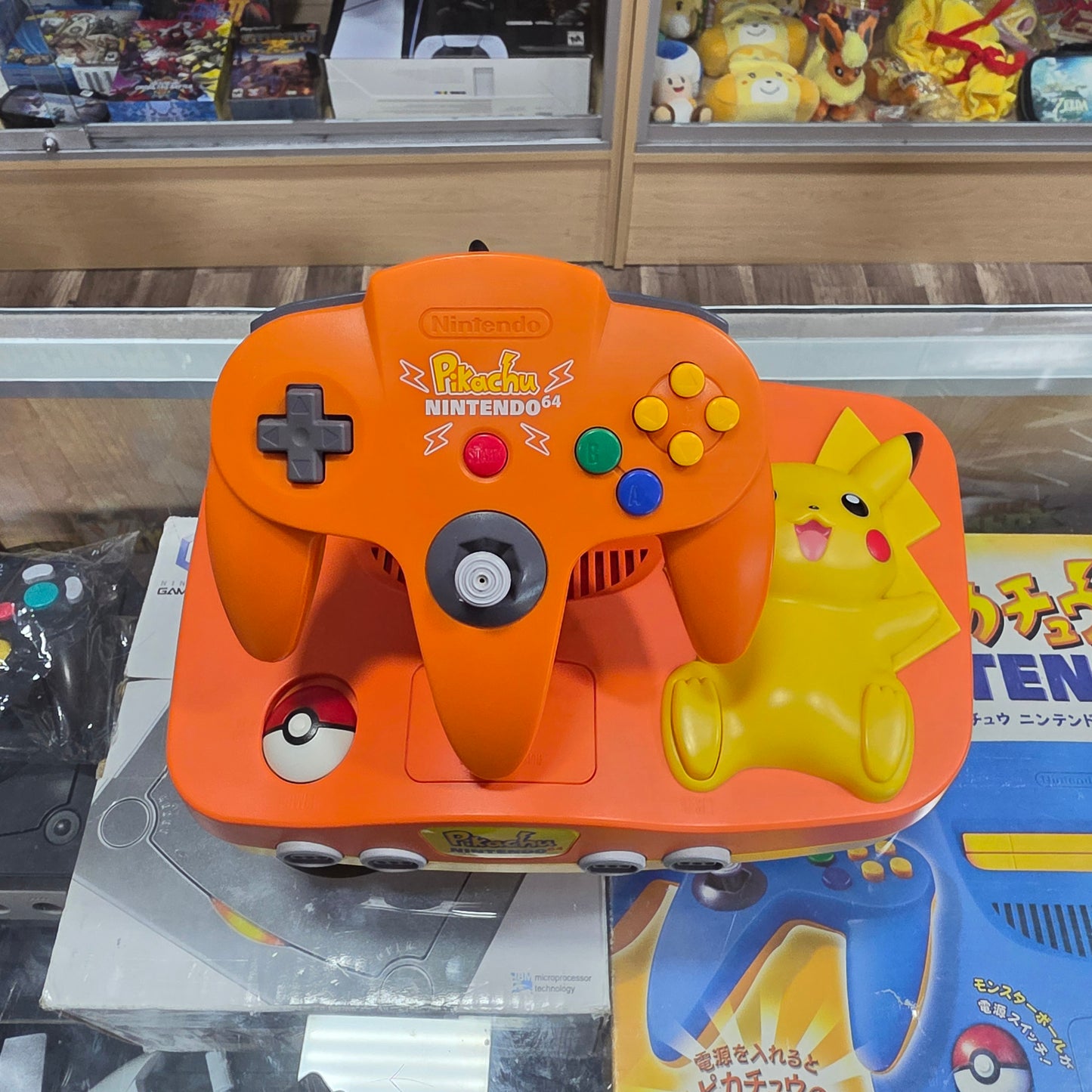Pikachu Orange Console JP Nintendo 64