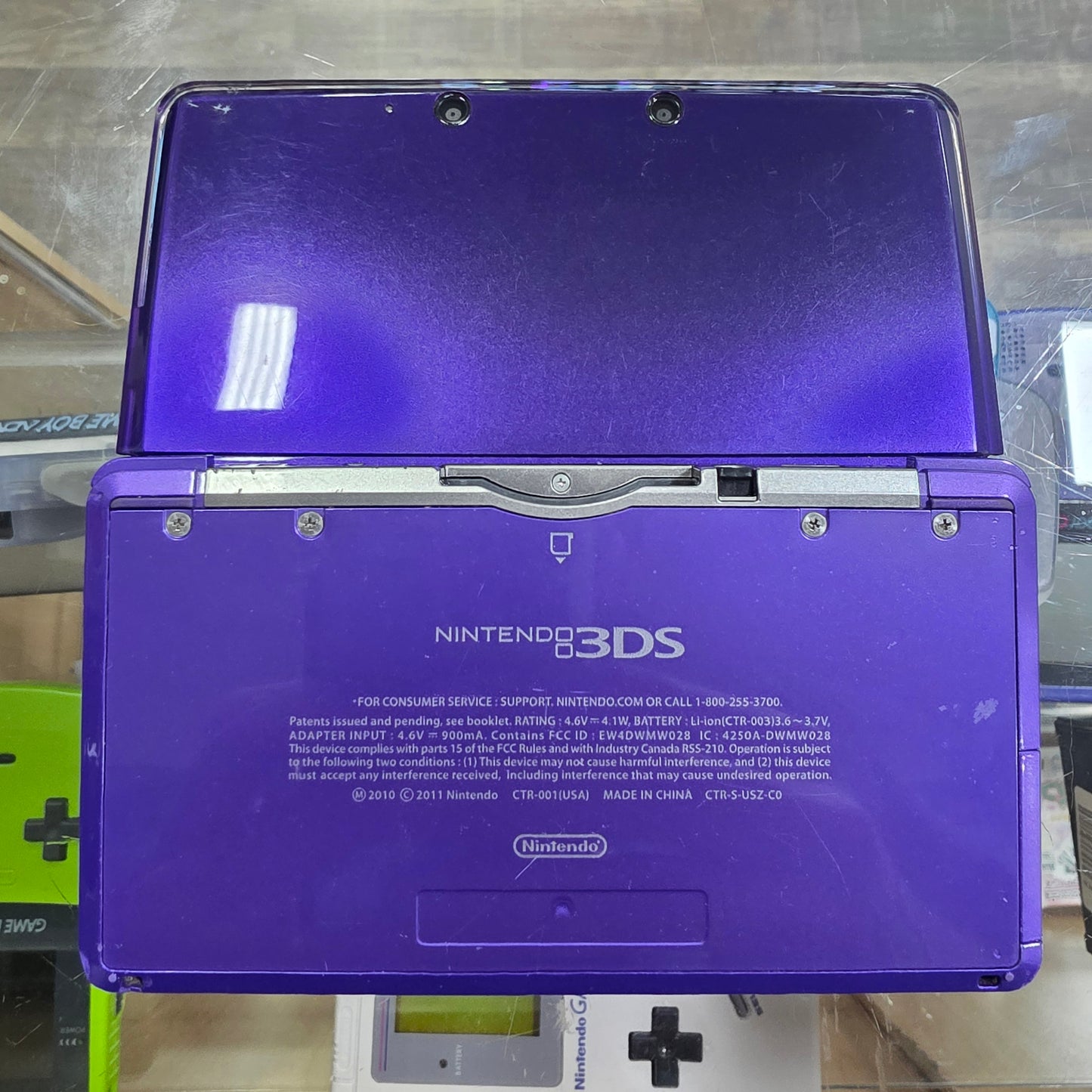 Purple Nintendo 3DS System Handheld [Charger Included]